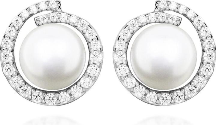 Immagine prodotto Silver Cat Orecchini unici in argento con perle SC484