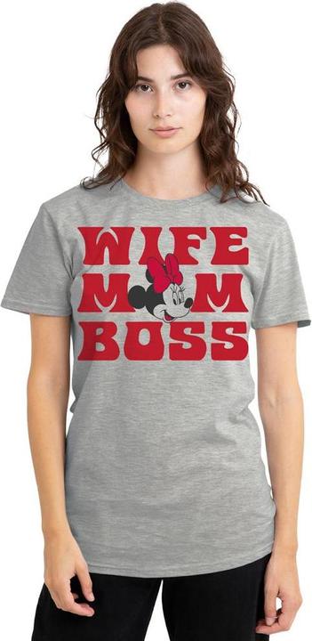Immagine prodotto Minnie Mouse Wife Mom Boss Maglietta Adulto Unisex (S)