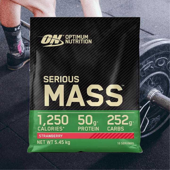 Produktbild Optimum Nutrition Serious Mass (Erdbeer, 1 Stk., 5454 g)