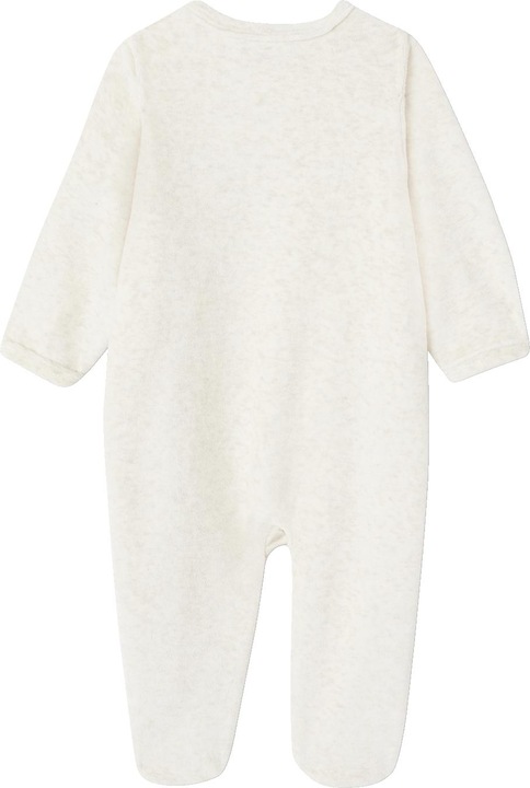 Actual product image Vertbaudet 2er-Pack Baby Samt-Strampler mit Schrift Oeko-Tex (56)