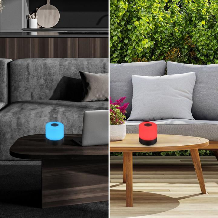 Image du produit Briloner Akku RGB LED lampe de table, noir, 1xLED/1,5W (100 lm)