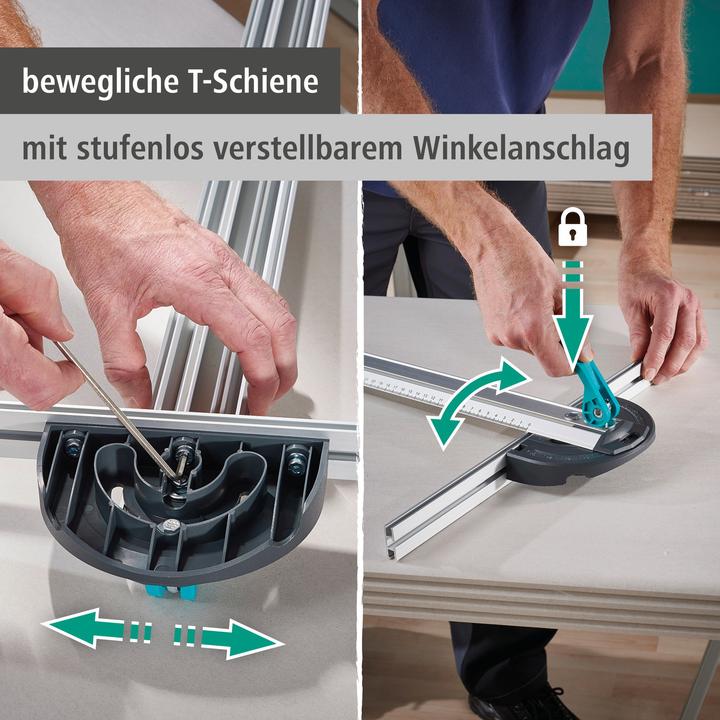 Actual product image wolfcraft 1 T-rail with parallel cutter