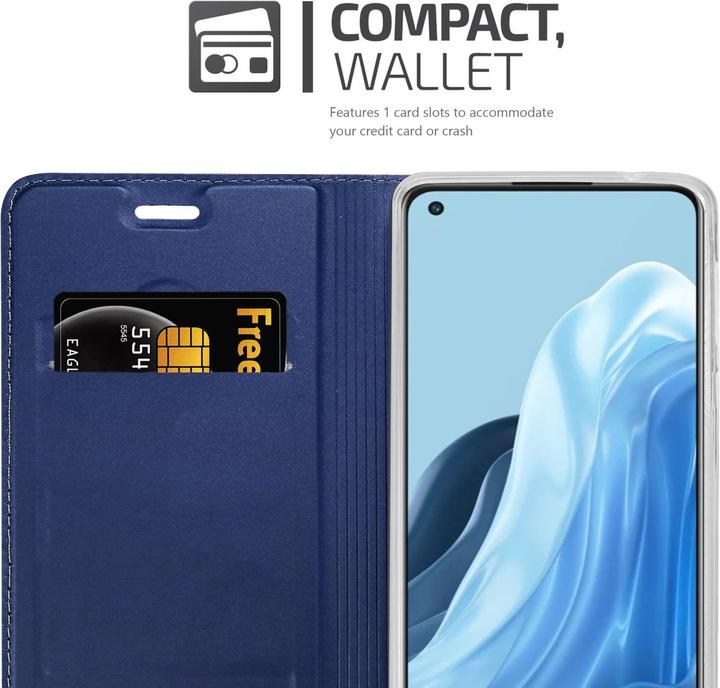 Actual product image Cadorabo Classy Book Case for Oppo FIND X5 LITE / Reno7 5G (Oppo Find X5 Lite, OPPO Reno7 Z 5G)