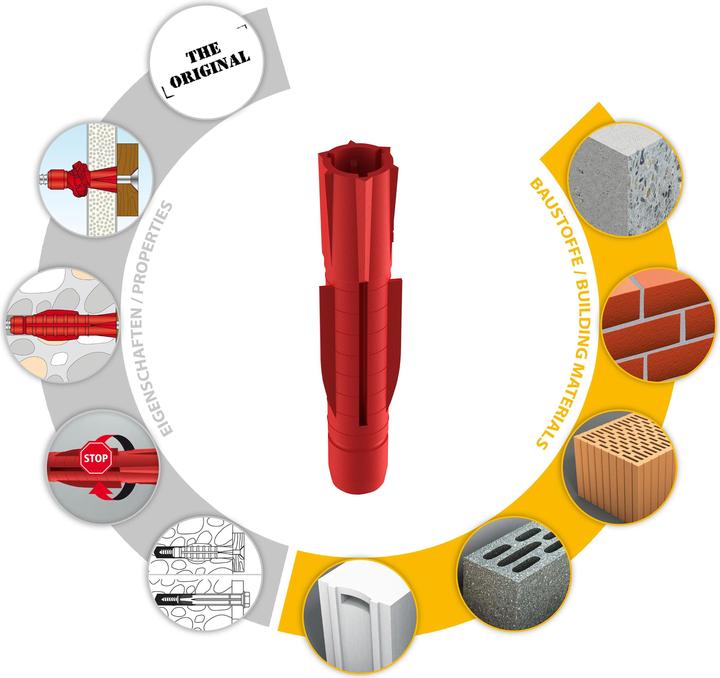 Produktbild Tox Allzweckdübel Tri 12x71 mm 25 Stück (25 Stk.)