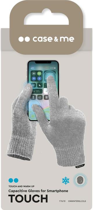 Produktbild SBS Touchscreen-Handschuhe grau (One Size)