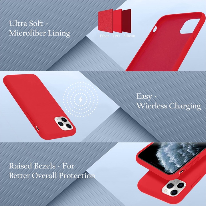 Produktbild Cadorabo TPU Liquid Silicone Case Cover (Apple iPhone 11 Pro)