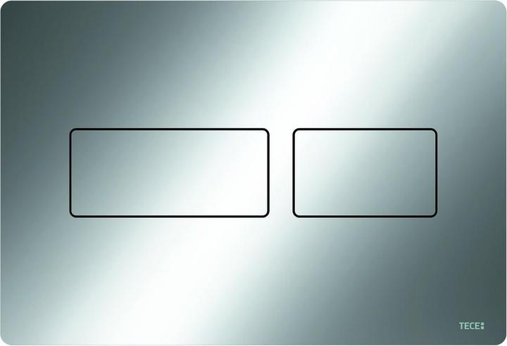 Actual product image TECE TECEsolid WC push plate for dual flush technology (chrome glossy)
