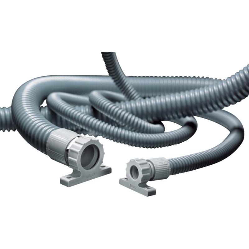 HellermannTyton, Canale passacavi, Tubo protettivo flessibile in PVC, 10 m (Tubo cavi, 1000 cm)