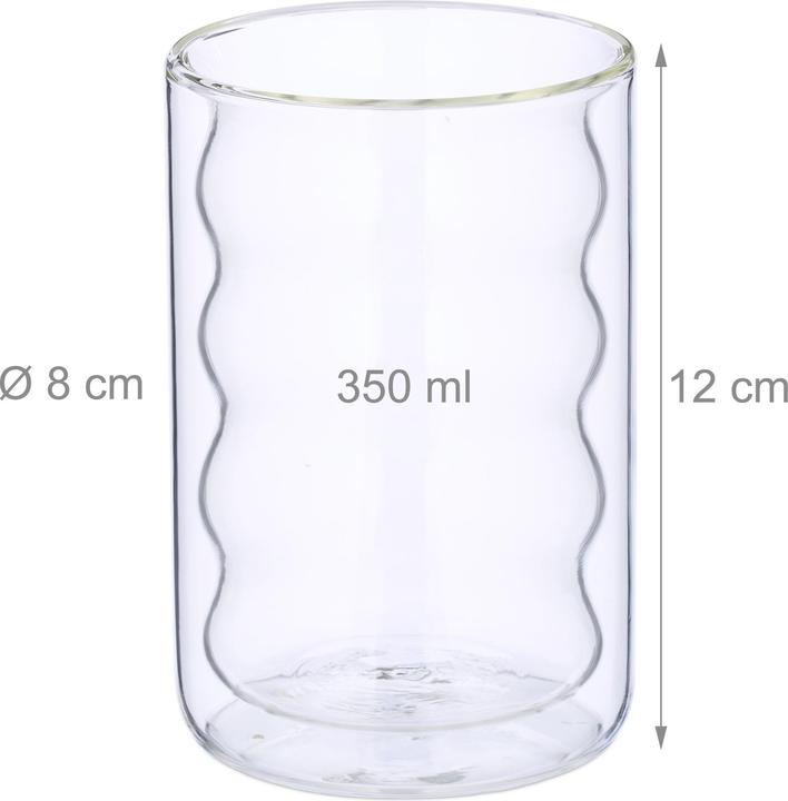 Image du produit Relaxdays Tasses-latte-macchatio (350 ml, 1 x)