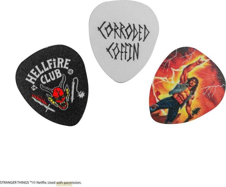 Productafbeelding Cinereplicas Stranger Things Halskette Eddie Munson (Roestvrij staal en kunststof, Zinklegering)