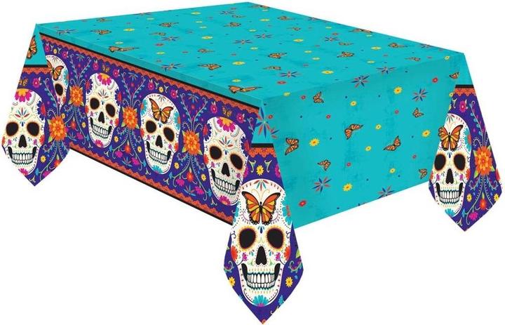 Amscan Tovaglia Giorno dei Morti 2021 Carta 120 x 180 c (180 x 120 cm)