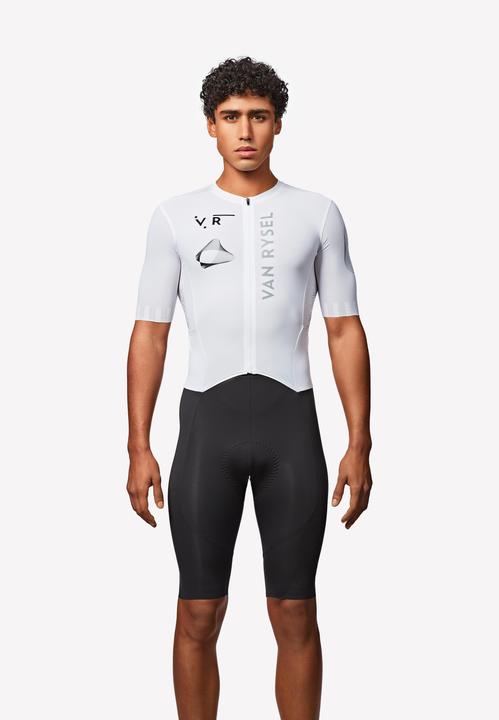 Actual product image Van rysel Zeitfahranzug Rennrad Sommer RCR-R 2 Team Herren Weiss (XL)