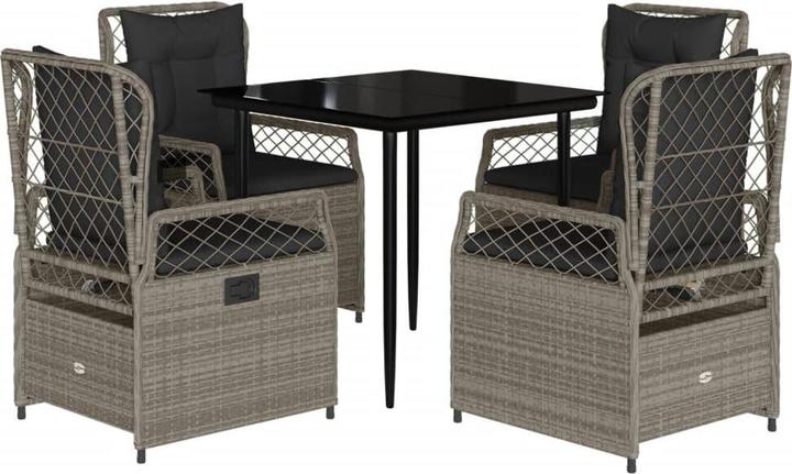 Produktbild vidaXL Garten Essgruppe (80 x 80 x 74 cm)