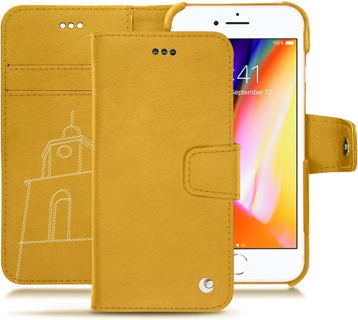 Produktbild Noreve Lederschutzhülle Wallet (Apple iPhone 8)
