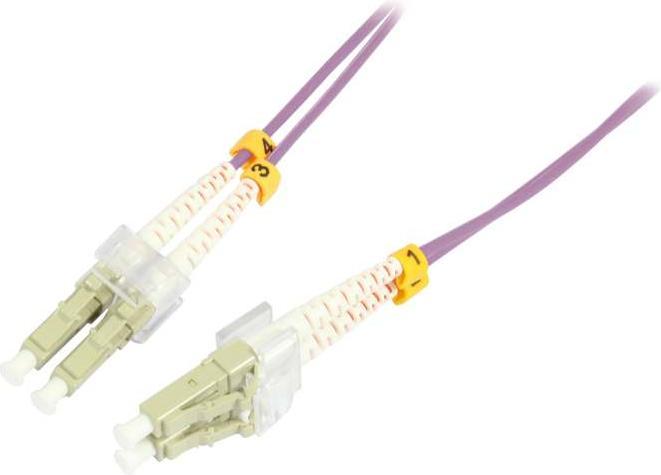 Actual product image Synergy 21 Fibre optic 2-fibre patch cord 1.5mtr.LC-LC 50/125um OM4 AD 2mm (CAT6a, 1.50 m)