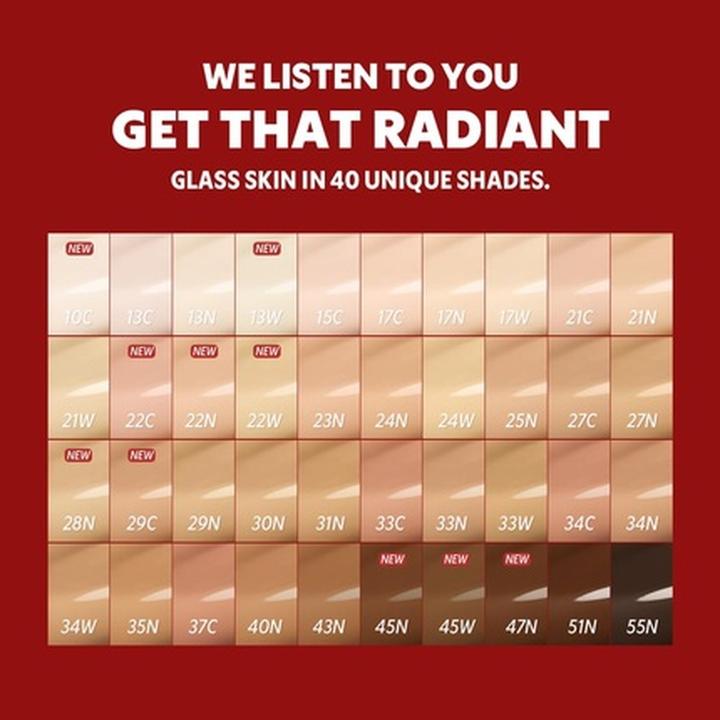 Produktbild TirTir Maske Fit Red Cushion Pad Langlebige Leichtbauweise Abdeckung Semi-Matte (21c)