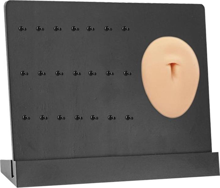 Produktbild Star Piercing Display schwarz Bauchnabel hell - Banane