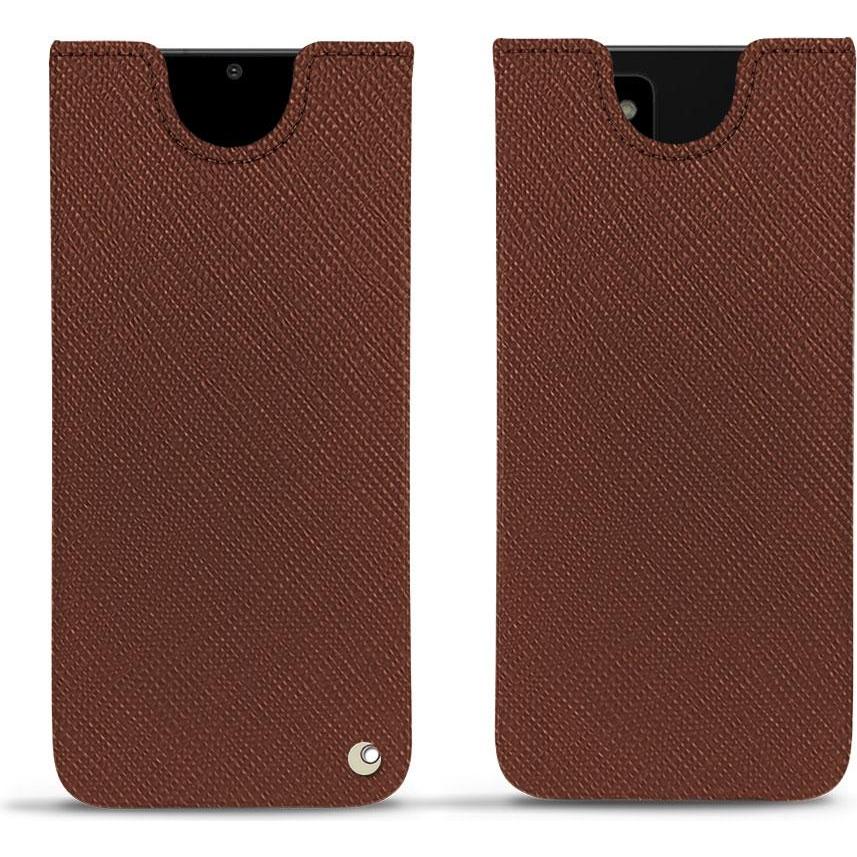 Noreve Lederschutzhülle (Samsung Galaxy Note 20 Ultra), Smartphone Hülle, Braun