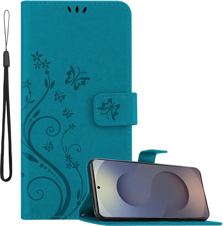 Produktbild Cadorabo Hülle für Samsung Galaxy S25 Ultra mit Blumen Muster (Samsung Galaxy S25 Ultra)