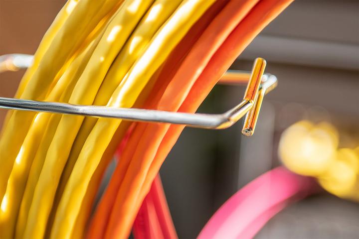 Actual product image Digitus Cable Management Ring, zinc-plated