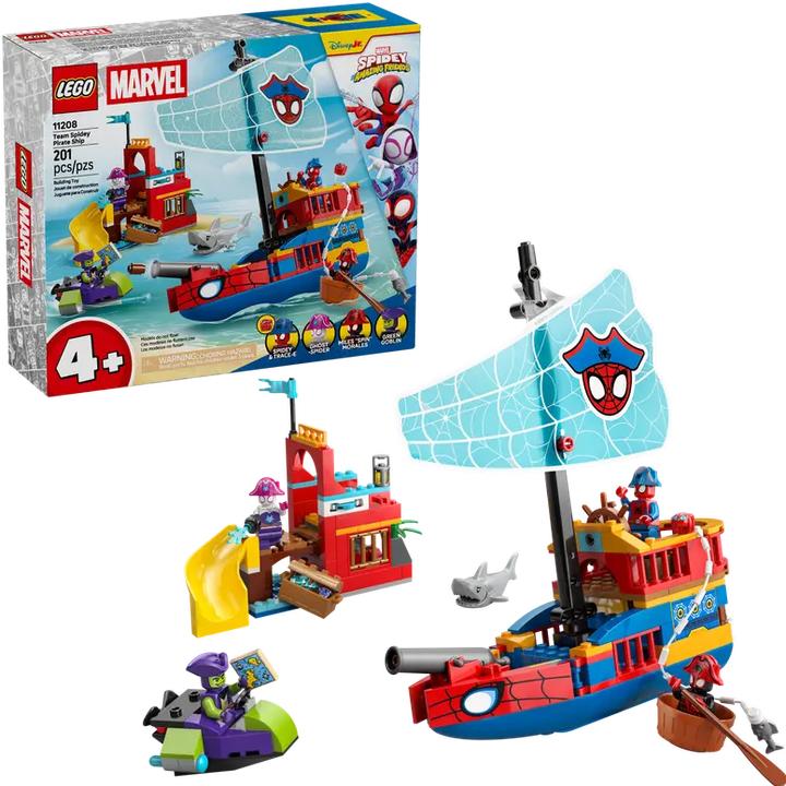 Produktbild LEGO Piratenschiff von Spideys Team (11208, LEGO Marvel)