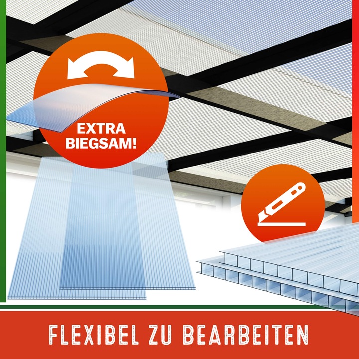Produktbild Gardebruk 14x Hohlkammerstegplatten Set