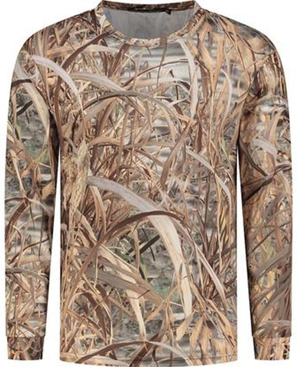 Stealth Gear T-shirt long sleeve camo reed print size S
