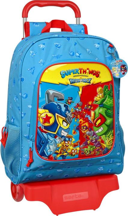 Immagine prodotto Superthings Zaino scuola con ruote Rescue force 32 x 42 x 14 cm Blu