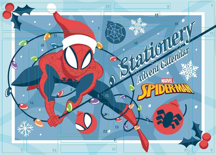 Pyramid Marvel Spider Man Stationary Advent Calendar 2026 Galaxus