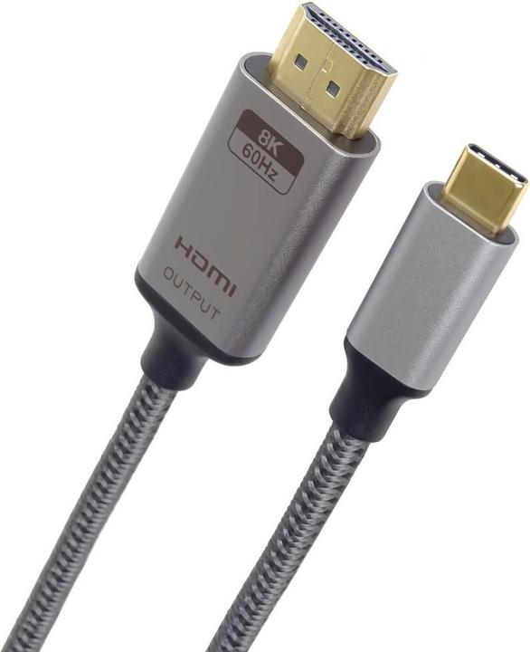 Produktbild PremiumCord USB-C auf HDMI, 2m, 8K@60Hz, 4K@144Hz (2 m)