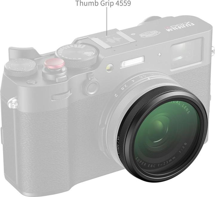 Actual product image SmallRig 5852 UV Filter for FUJIFILM X100VI / X100V (Black) (49 mm, UV filter)