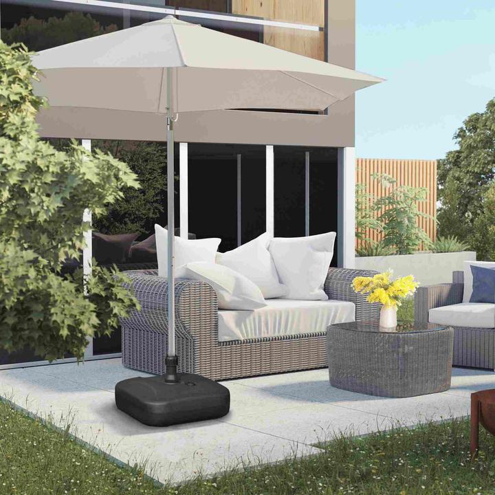 Actual product image Outsunny Parasol stand with rounded edges