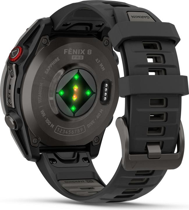 Produktbild Garmin fēnix® 8 Pro 47mm DLC Titan (47 mm)