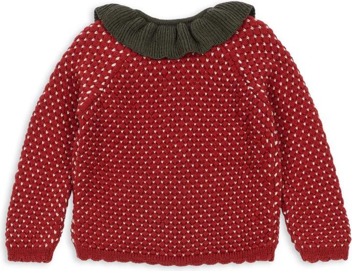 Produktbild Konges Slojd Strawberry Cardigan Barbados Cherry (92)