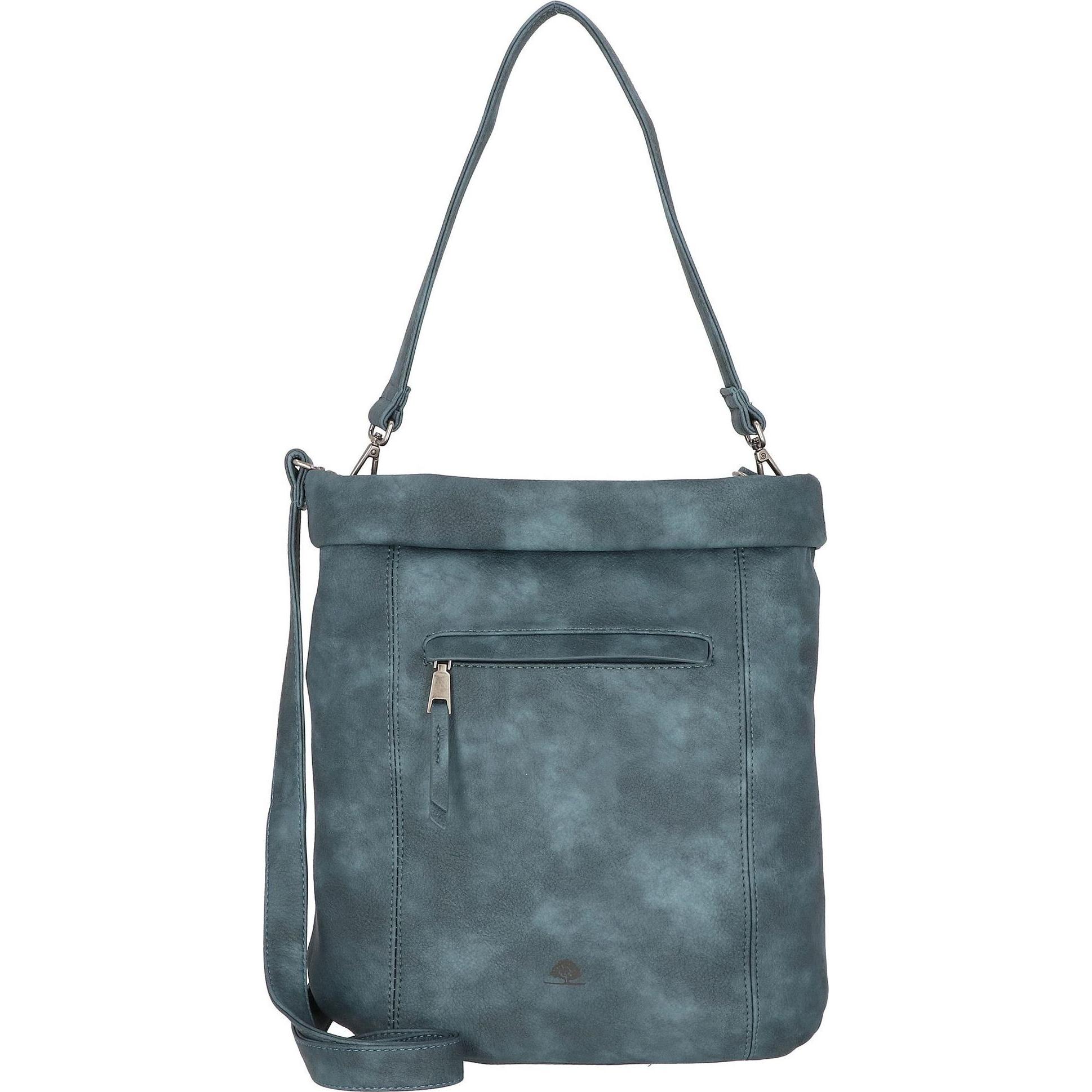 Greenburry, Handtasche, Mad'l Dasch Liselotte Schultertasche 31 cm, Blau