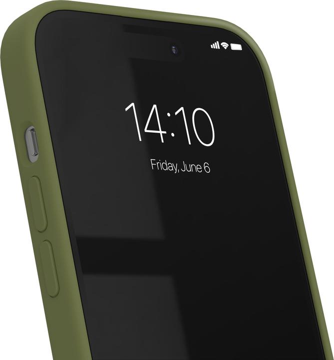 Actual product image iDeal Of Sweden Designer Magsafe Silicone Cover Khaki (Apple iPhone 14 Pro Max)