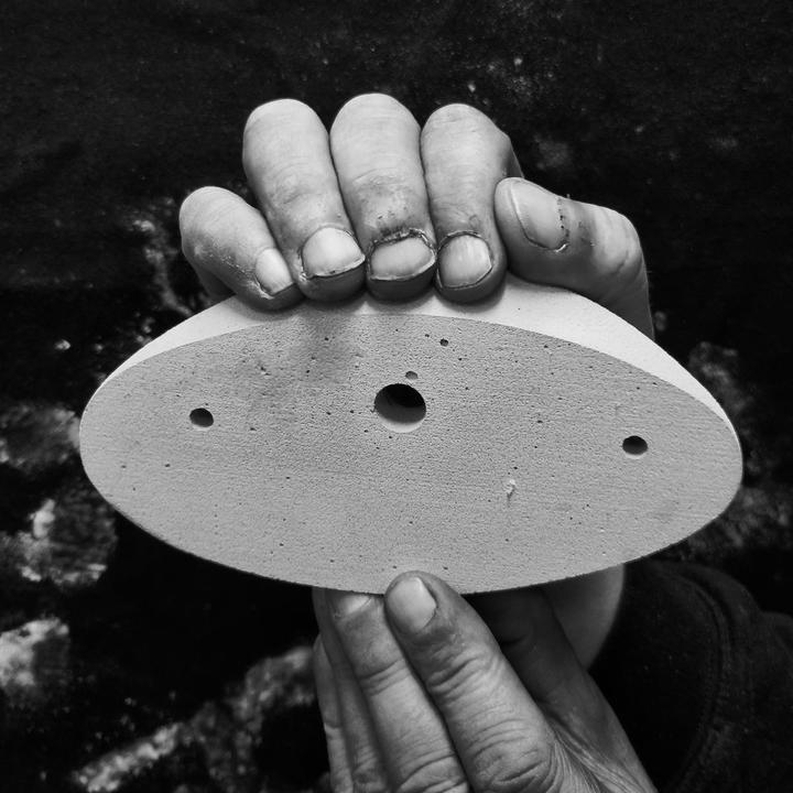 Actual product image Steilstein Klettergriffe-Set 51-55 (Desired colour (production))