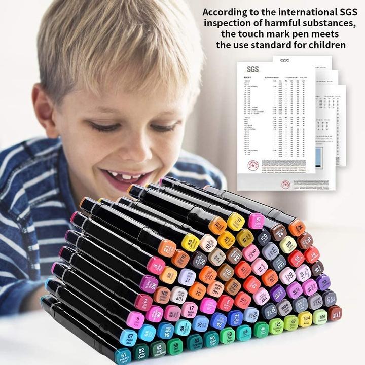 Image du produit Tongfu Shop Kit de marqueurs (Multicolore, 80 x)