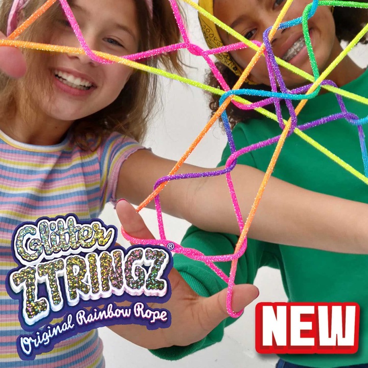 Image du produit Fun Ztringz Glitter Rope arc-en-ciel