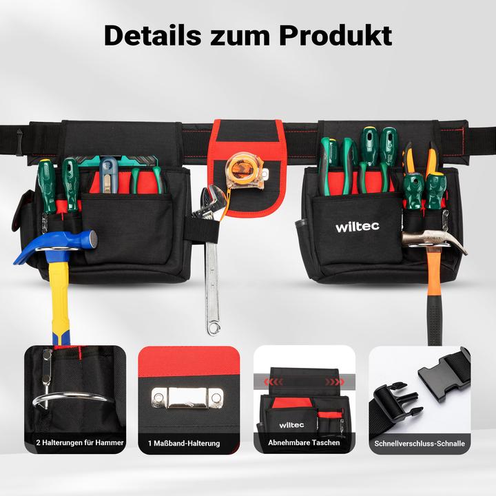 Actual product image Wiltec Werkzeuggürtel (1 Piece)