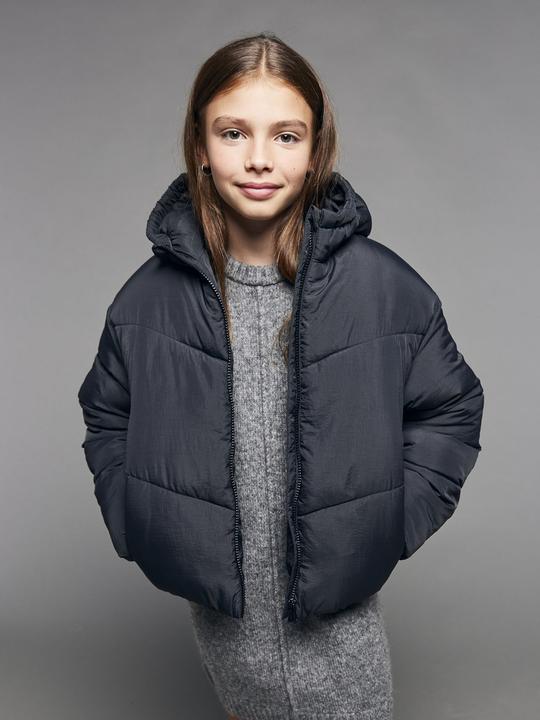 Immagine prodotto Jonen Kurze Mädchen Steppjacke mit Kapuze (134)