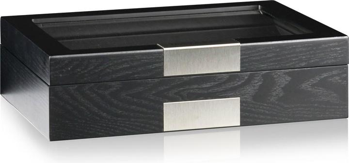 Produktbild Heisse & Söhne Uhrenbox Monteray 10 Esche - Schwarz Seidenmatt