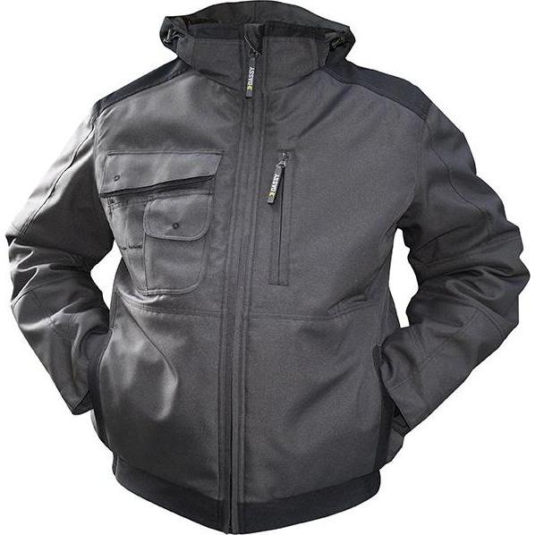 Dassy, Arbeitsjacke, Canvas Winterjacke Austin anthrazit/schwarz, Gr.XS (XS)