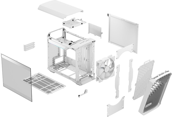 Actual product image Fractal Torrent Nano (Mini-ITX, Mini-DTX)