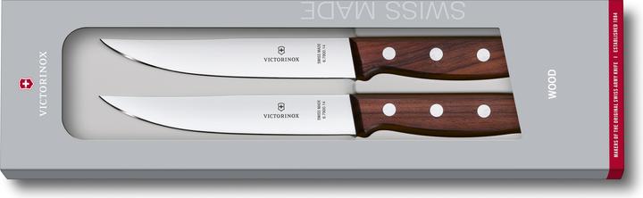 Produktbild Victorinox Wood Steakmesser-Set, 2-teilig (2 Stk.)