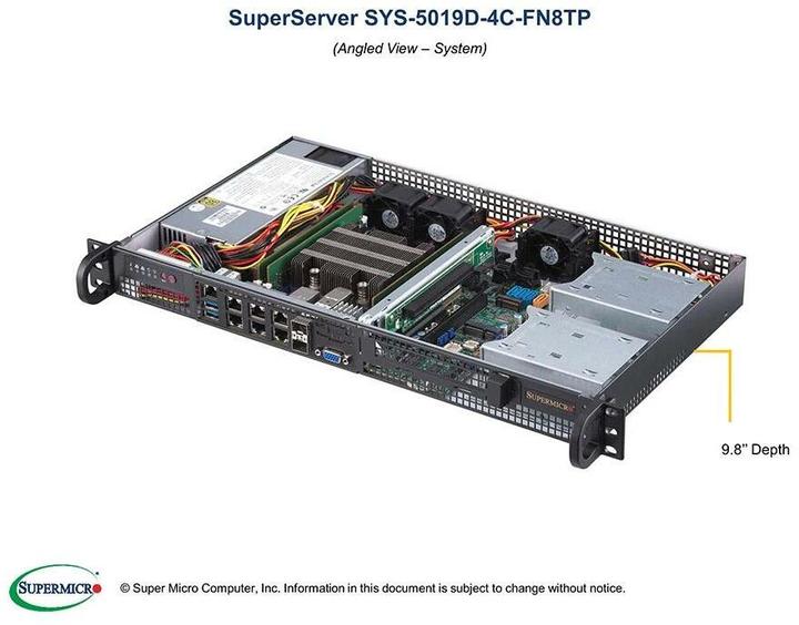 Supermicro 5019D-4C-FN8TP