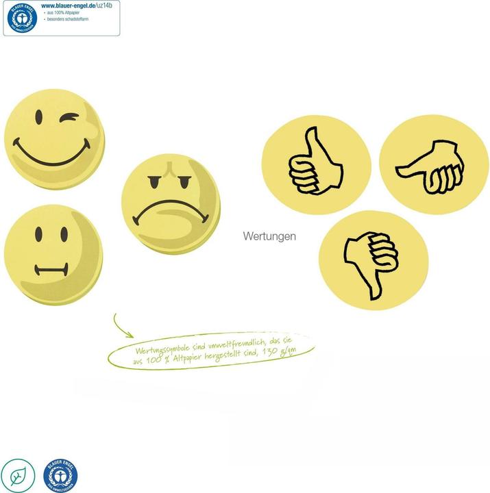 Produktbild Franken Moderationskarte Gesicht neutral
