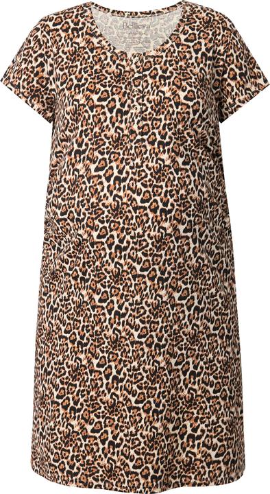 Actual product image Ulla Popken Bellieva-Jerseykleid, Raffung, Halbarm (60)