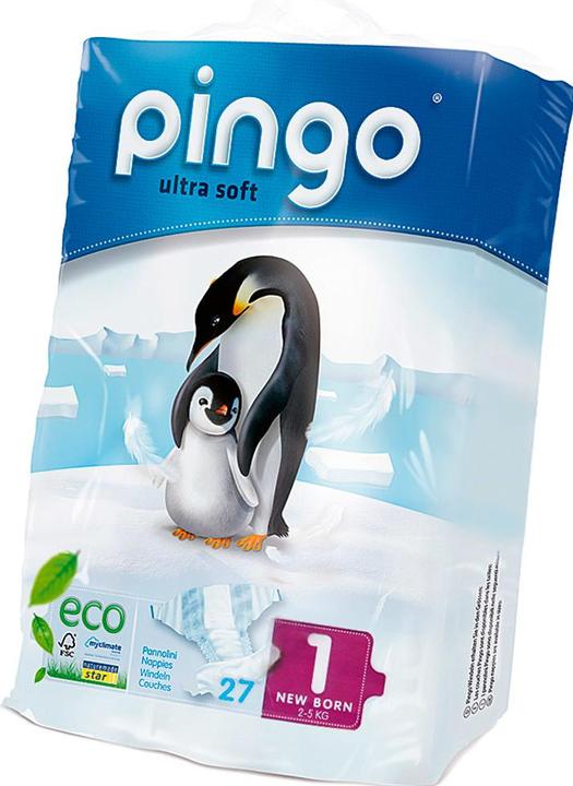 Actual product image Pingo Eco diapers (Size 1, Pack, 27 Piece)