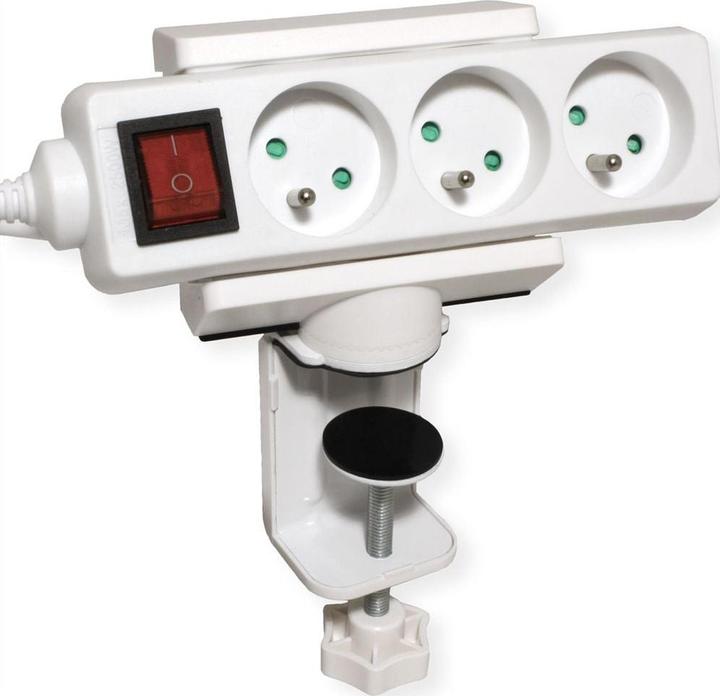 Image du produit Value Pince de table pour multiprise, pivotant à 360